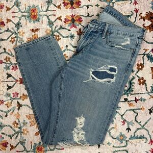 Mens Abercrombie & Fitch Distressed Langdon Slim Jeans